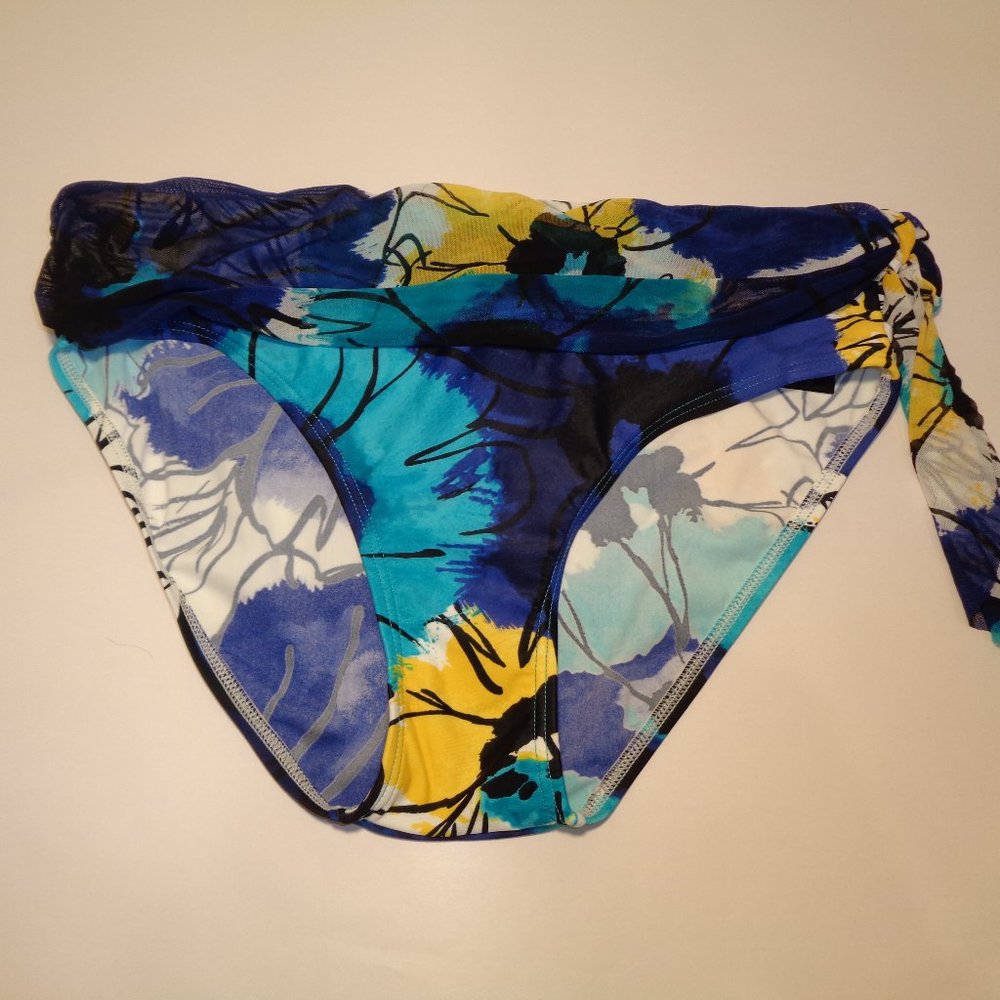 Be Creative Size 14 BANDED HIPSTER Blue New Bikini